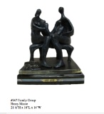 *Rare Limited Edition Numbered Bronze Henry Moore ''''Family Group'''' '''' 21.5'''' H x 16'''' L x