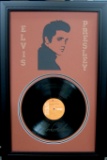 Elvis Engraved Vinyl Record Laser Cut Mat