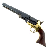 1851 Navy Revolver .44 Cal Brass Frame 7 1/2'' Blue Barrel (No Gun Sales To: NY, HI, AK. and other C