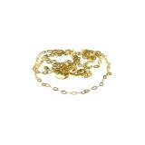 14KT.T Solid Gold 16 Inch Chain