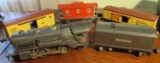 Rare Prewar Lionel 259E Engine & Tender 2689W & 2655 2679 2657 Freight Cars Set