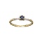 APP: 0.6k Fine Jewelry 14KT. Gold, 0.23CT Blue Sapphire And Diamond Ring