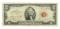 Rare 1963 $2 US Red Seal Note Great Investment