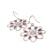 APP: 1.3k Fine Jewelry 4.44CT Ruby And White Sapphire Sterling Silver Earrings