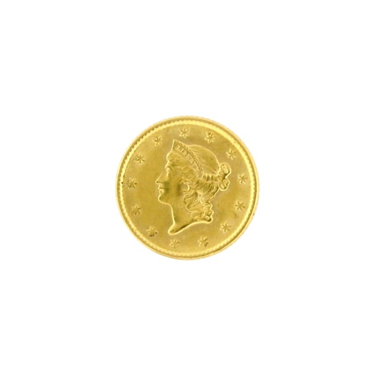 Rare 1853 $1  Gold Coin Great Investment (DF)