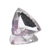 APP: 6k 85.50CT Triangle Cut Light Purple Quartz Amethyst Gemstone