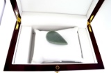 APP: 3.5k 176.50CT Pear Cut Cabochon Green Jade Gemstone