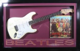 *Rare The Beatles Sergeant Pepper Album with Guitar Museum Framed Collage - Plate Signed