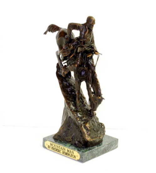 Mountain Man- By Frederic Remington- Bronze Reissue