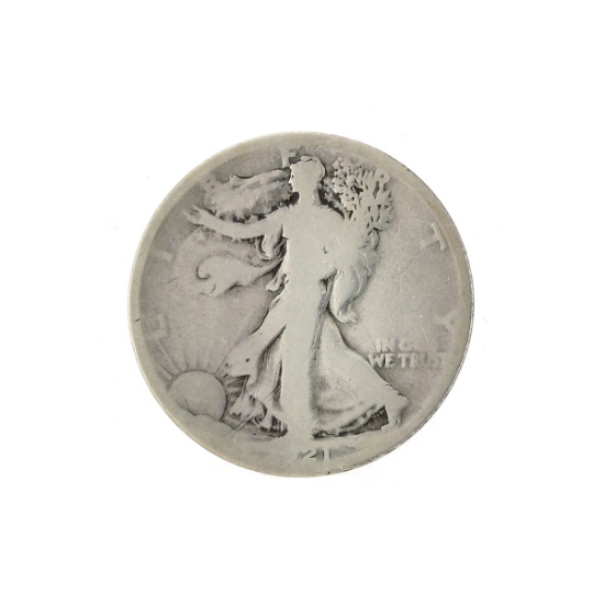 Extremely Rare 1921 Walking Liberty Key Date Half Dollar Coin