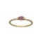 APP: 0.4k Fine Jewelry 14KT. Gold, 0.20CT Red Ruby And Diamond Ring