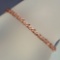 APP: 2.4k *14KT. Rose Gold, 0.29CT Round Brilliant Cut Diamond Bracelet (VGN A-304)