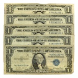 (5) 1935 $1 U.S. Silver Certificates