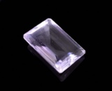 APP: 1.1k 36.00CT Emerald Cut Amethyst Quartz Gemstone