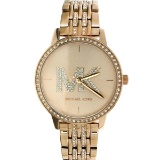New Michael Kors Style Melissa Rose Gold Stainless Steel Back Ladies Watch