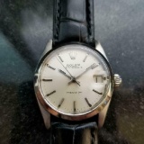 *ROLEX Oyster Date Precision 30mm Manual Wind c.1960s Men's Watch
