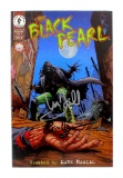 Very Rare Original Autograph By Mark Hamill From Star Wars Black Pearl Comic Book