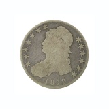 Extremely Rare 1819 U.S. Capped Bust Half Dollar Coin Great Investment!