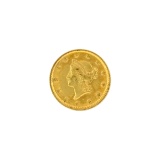Rare 1854 $1  Gold Coin Great Investment (DF)
