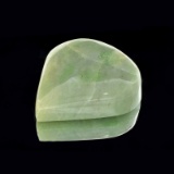 APP: 2k 252.17CT Pear Cut Cabochon Nephrite Jade Gemstone