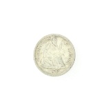 1868 Liberty Seated Half Dime Coin