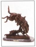 *Very Rare Large Wicked Pony Bronze by Frederic Remington 22.5'''' x 21''''  -Great Investment- (SKU