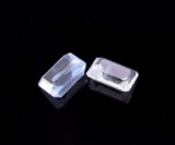 APP: 1.2k 2.88CT Rectangular Step Cut Natural Aquamarine Parcel