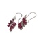 APP: 2.1k Fine Jewelry 3.02CT Marquise Cut Ruby And Platinum Over Sterling Silver Earrings