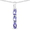 APP: 1.7k Gorgeous Sterling Silver 0.75CT Tanzanite Pendant App. $1,680 - Great Investment - Compell