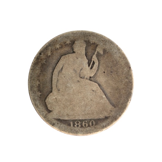 1860-O Liberty Seated Half Dollar Coin