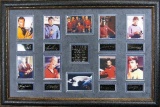 *Rare Star Trek The Original Series Museum Framed Collage - Plate Signed