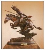 *Very Rare Large Cheyenne Bronze by Frederic Remington 22'''' x 21.5''''  -Great Investment- (SKU-AS