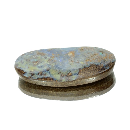 APP: 0.8k 32.18CT Free Form Cabochon Brown Boulder Opal Gemstone