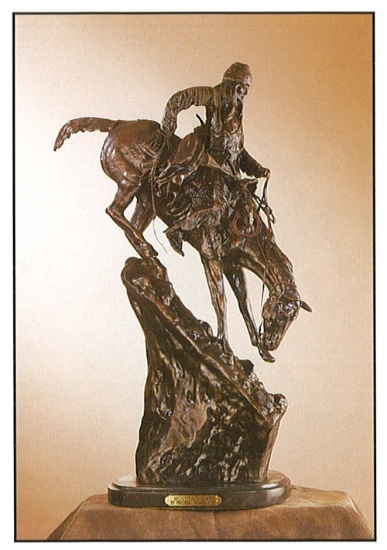 *Very Rare Large Mountain Man Bronze by Frederic Remington 28'''' x 17''''  -Great Investment- (SKU-