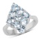 APP: 0.3k Gorgeous Sterling Silver 2.88CT Blue Topaz Ring App. $280 - Great Investment - Superior Pi