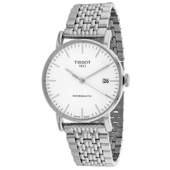 *Tissot Men's T-Race Round Stainless Steel Case Silver Dial Sapphire Push/Pull Crown Automatic Movem