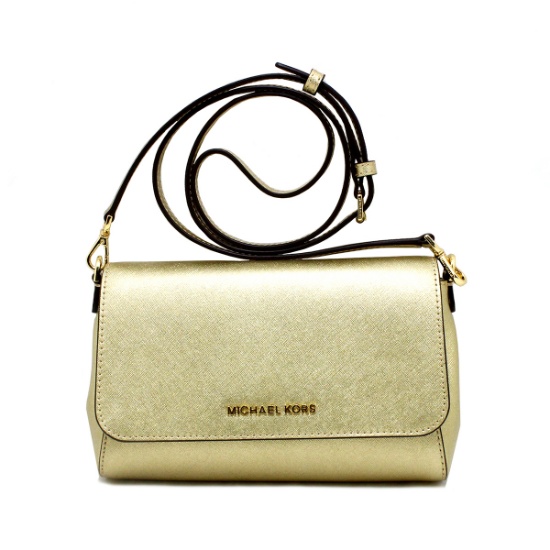 Gorgeous Brand New Never Used Pale Gold Michael Kors Medium Convertible Pouchette Tag Price $248.00