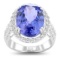 APP: 27.2k *8.75ct Tanzanite and 1.10ctw Diamond Platinum Ring (GIA CERTIFIED) (Vault_R12 60114)