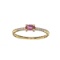 APP: 0.6k Fine Jewelry 14KT. Gold, 0.26CT Ruby And Diamond Ring