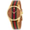 *Gucci Women's G-Timeless Round Stainless Steel Case Multi-colored Dial Sapphire Push/Pull Crown Qua