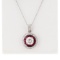 APP: 24.4k *2.37ctw Diamond and 1.50ctw Ruby Platinum Pendant (EGL USA CERTIFIED) (Vault_R12 45005)