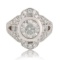 APP: 46k *2.05ct CENTER Diamond Platinum Ring (3.31ctw Diamonds) (Vault_R12 34410)