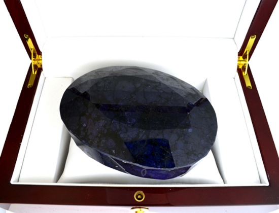 APP: 24.4k 4488.55CT Oval Cut Blue Sapphire Gemstone