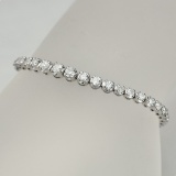 APP: 12k *Fine Jewelry 14KT. White Gold, 4.00CT Round Brilliant Cut Diamond Bracelet (VGN A-41) (Vau