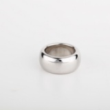 *Fine Jewelry 14KT. White Gold, 11mm Hollow Gold Band (FJ F305)