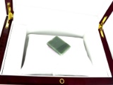 APP: 2.5k 91.00CT Rectangle Cut Cabochon Jade Gemstone