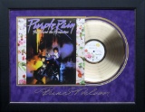 *Rare Prince and the Revolution Purple Rain Album Cover and Gold Record Museum Framed Collage - Plat