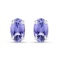 APP: 1.1k Gorgeous Sterling Silver 0.50CT Tanzanite Earrings App. $1,110 - Great Investment - Glamor