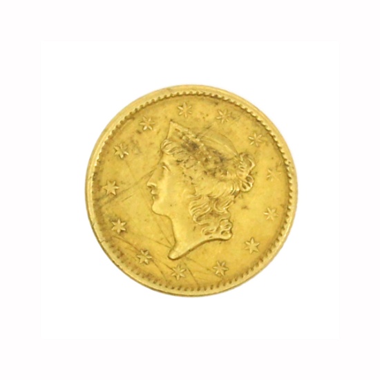 Rare 1851 $1 U.S. Liberty Head Gold Coin