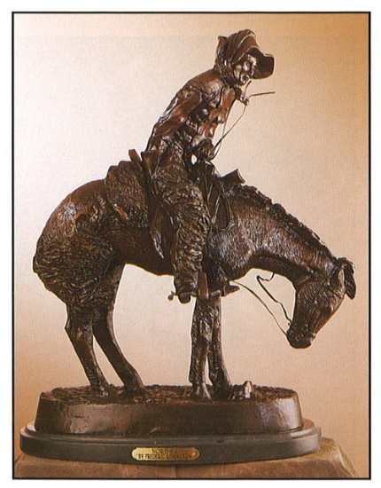 *Very Rare Small Norther Bronze by Frederic Remington 9.5'''' x 7.5''''  -Great Investment- (SKU-AS)